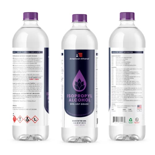 Isopropyl Alcohol 99.9% USP-NF Lab Grade Rubbing Alcohol