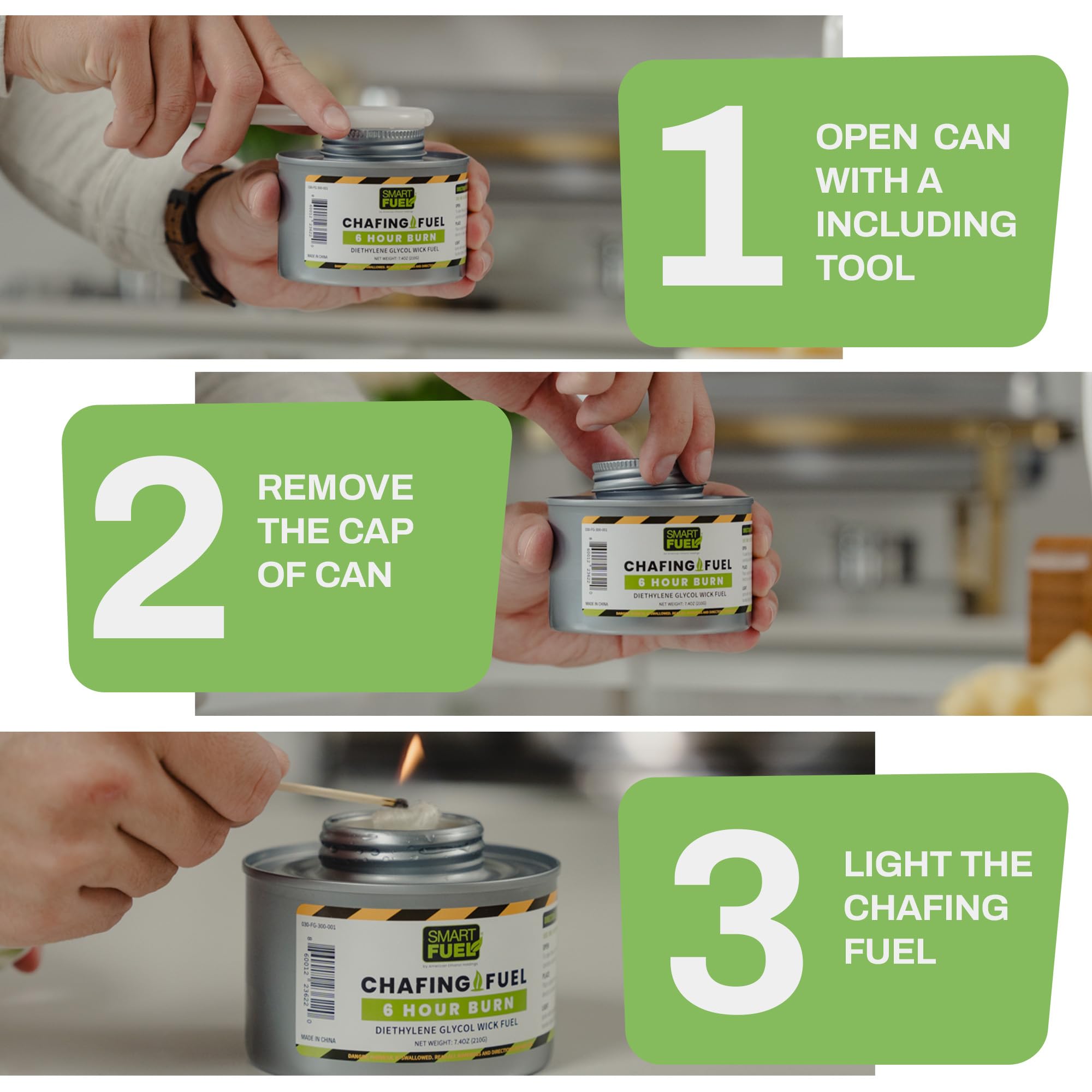 6-Hour Chafing Fuel Cans